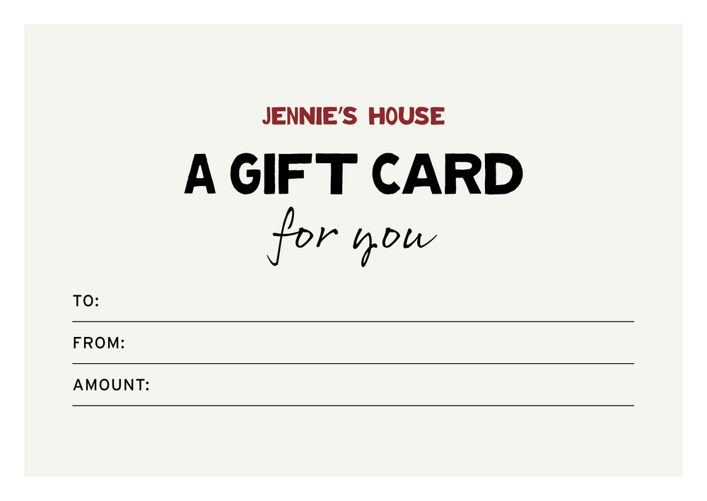 Jennie's House Gift Card